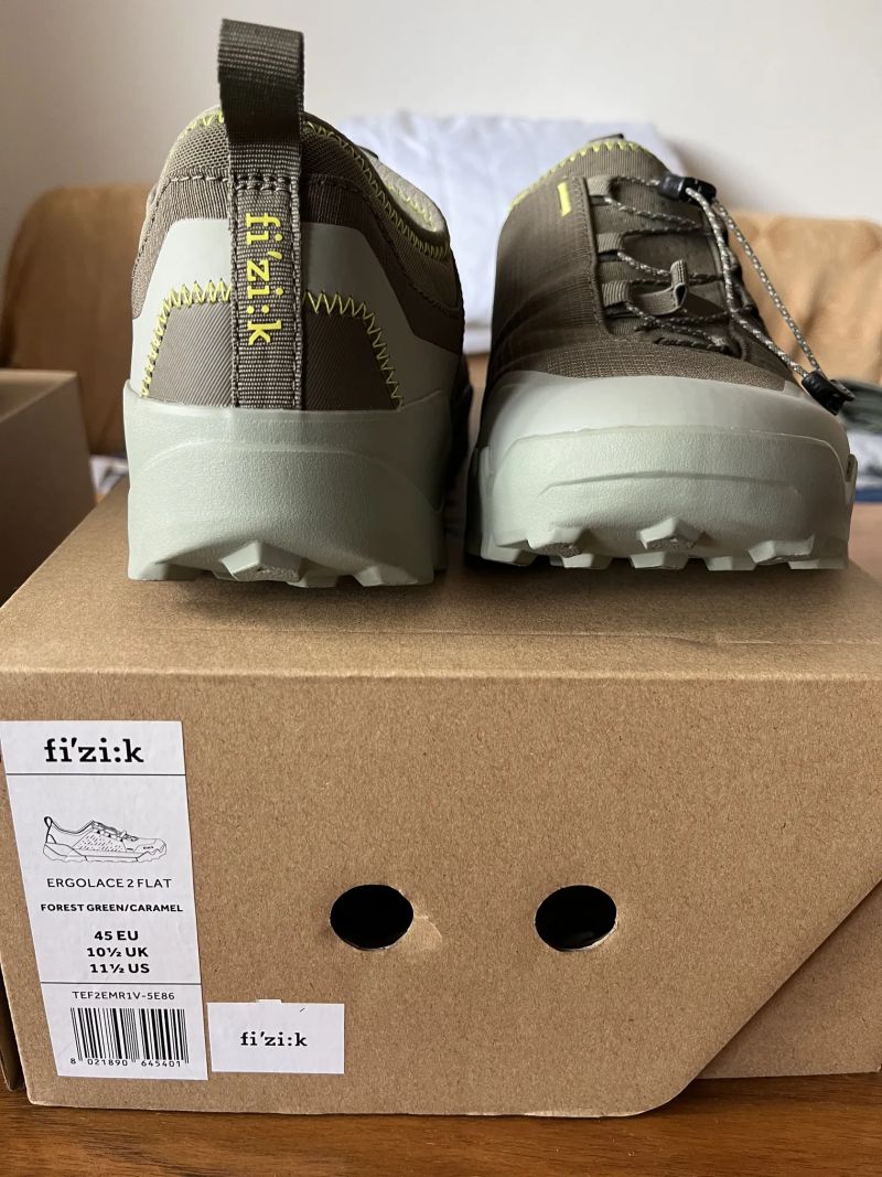 Cyklistické tretry Fizik Ergolace 2 Forest Green / Caramel FLAT
