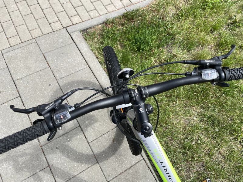 27.5" horské kolo Author Spirit rám M/L 19" vzduch. vidlice komplet Alivio