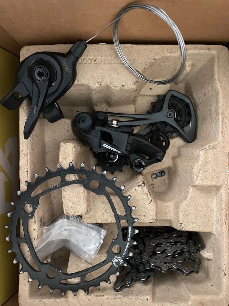 SRAM SX EAGLE 12 speed - sada přehazovačka, řadící páka a převodník