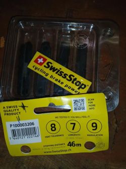 Prodám brzdové špalky Swiss Stop pro karbonové kola