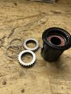DT Swiss ořech Shimano HG ROAD, Ratchet LN, hliník + zubatky ocel 36T