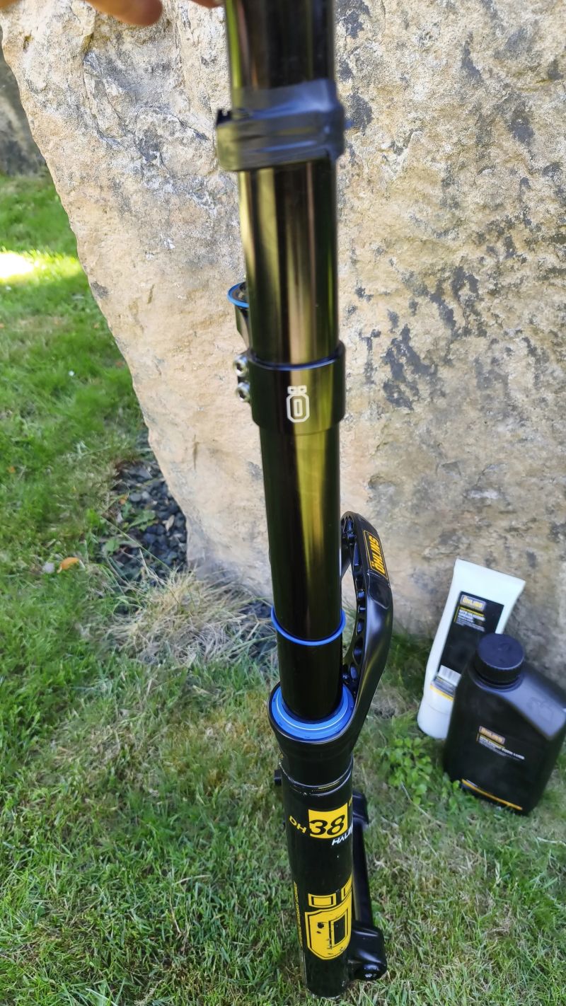 Ohlins DH38 180mm, 46mm offset, 29/27.5"