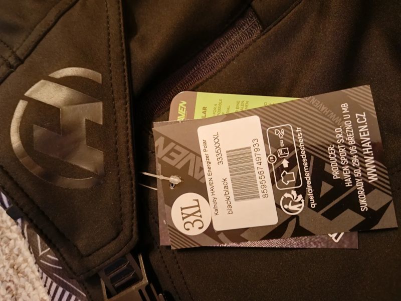 HAVEN energizer polar - cyklistické kalhoty dlouhé bez laclu 3XL
