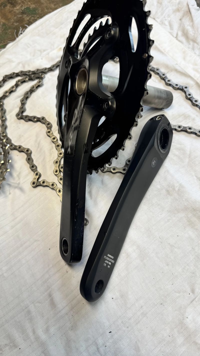 Shimano GRX kliky 48/31 2x11, kazeta 11-36, řetěz 11s