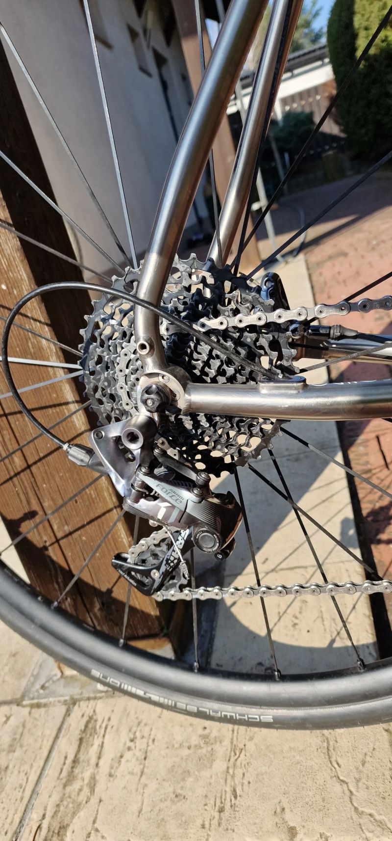 Allroad kolo Kinesis GF Ti Disc 60 – titanový rám, 1x11, osazení SRAM Force, top stav