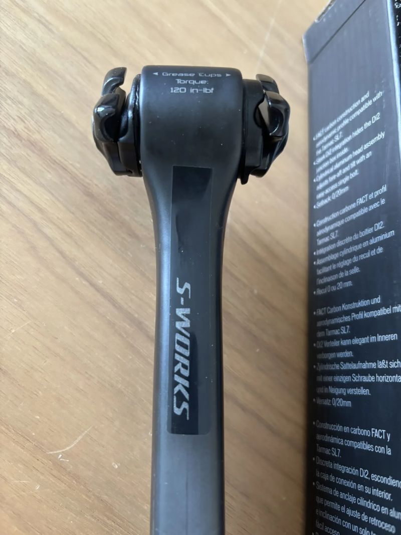 S-WORKS Specialized Tarmac SL7 Sedlovka offset 20mm / 300mm, karbon sedlovka