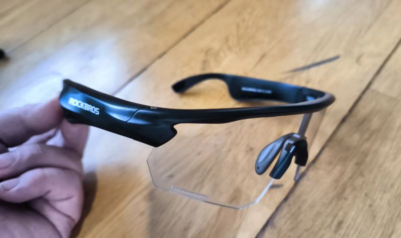 Fotochromatické brýle Rockbros s vestavěnými Bluetooth sluchátky - nové, nepoužité