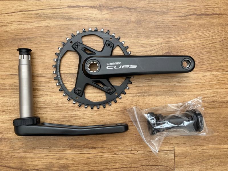 Kliky Shimano Cues FC-U6000-1 + střed BB-MT501