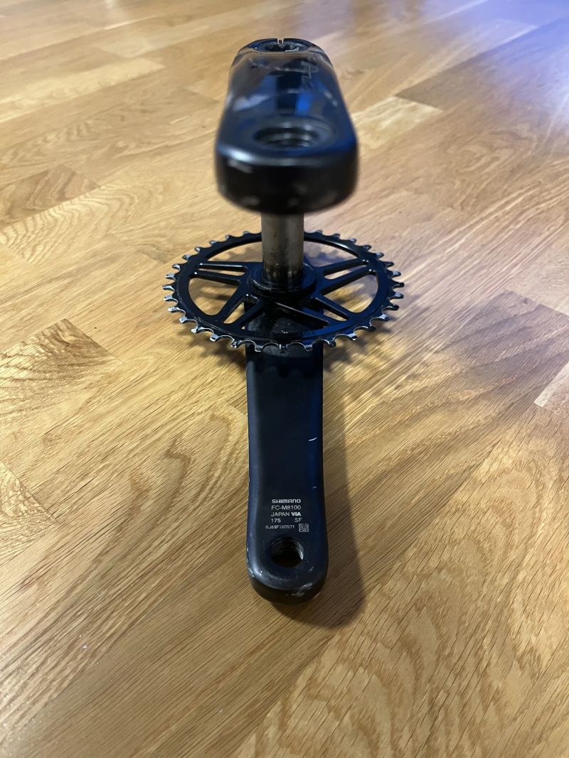 Shimano XT kliky FC-M8100 175 mm + převodník Wolf Tooth