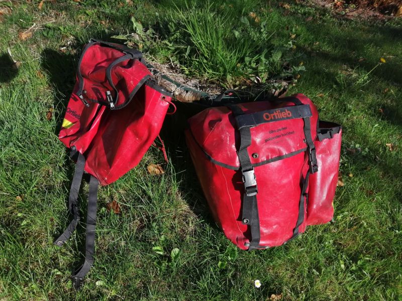dva páry brašen na kolo Ortlieb packer 2x20L 