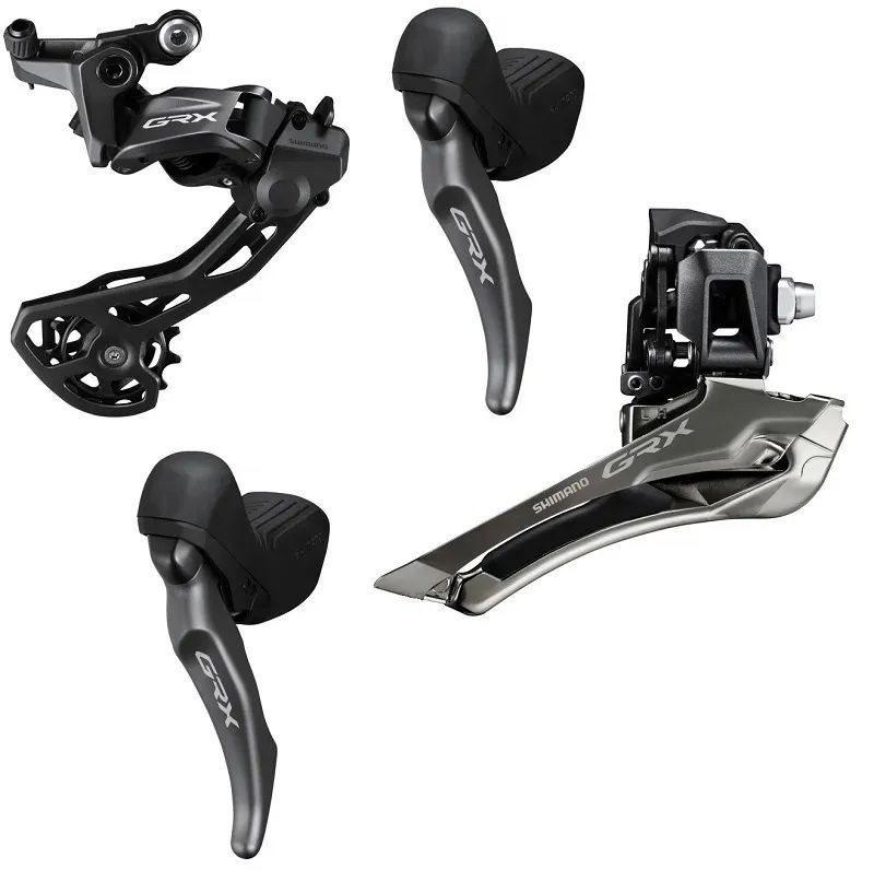 Sada Shimano GRX RX-820 2x12: řadící/brzd.páky + měnič RD RX-820 Shadow plus + smyk FD RX-820