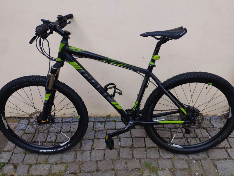 horské kolo Giant Talon 27,5, rám L, 3x10, DEORE XT/SLX, po servisu, pro výšku 170-185cm, jako nové