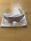 sluneční brýle - 100% Racetrap 3.0 Polished Translucent Mint - Hiper Silver Mirror Lens