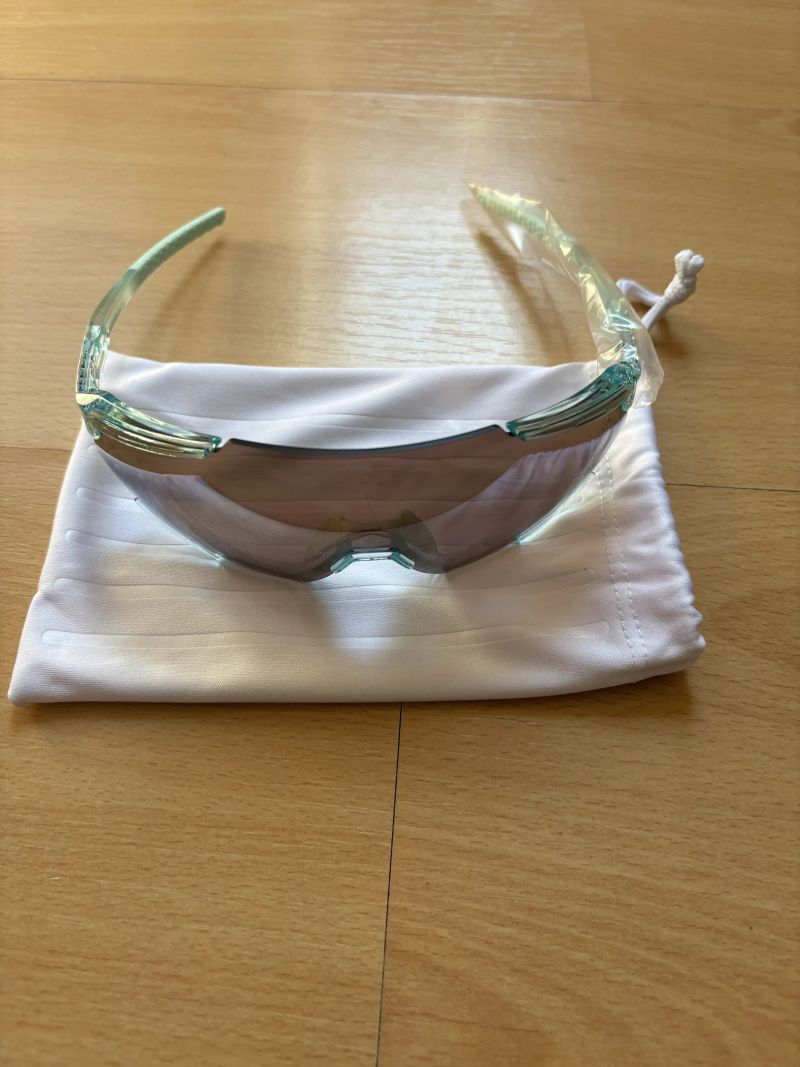 sluneční brýle - 100% Racetrap 3.0 Polished Translucent Mint - Hiper Silver Mirror Lens