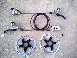 Shimano XT komplet 