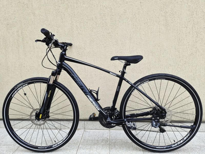 #76 Zánovní Merida Crossway XT edition AIR, pro 170-190cm