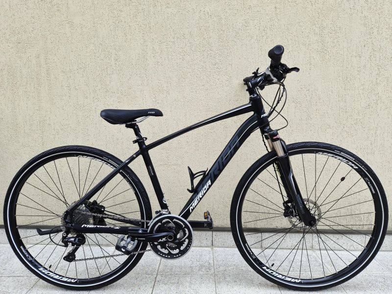 #76 Zánovní Merida Crossway XT edition AIR, pro 170-190cm