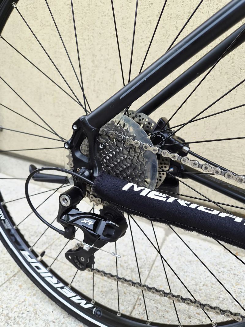 #76 Zánovní Merida Crossway XT edition AIR, pro 170-190cm