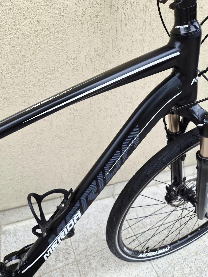 #76 Zánovní Merida Crossway XT edition AIR, pro 170-190cm
