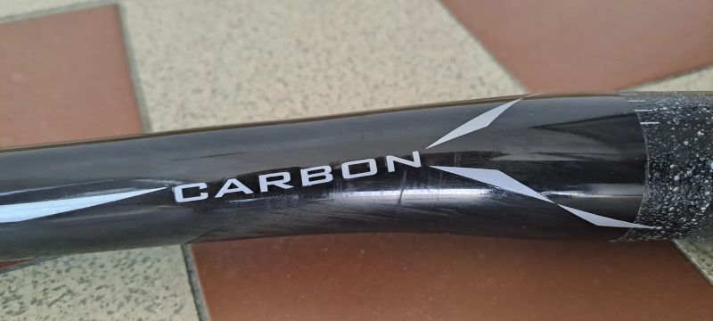 Řídítka FORCE TEAM Carbon černá lesklá s rozměrem 31,8/780 mm