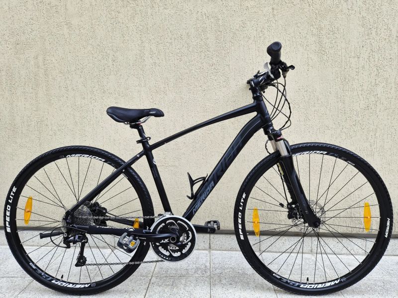 #75 Zánovní Merida Crossway XT edition AIR, pro 170-190cm