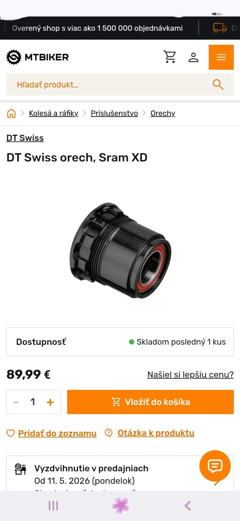 Nové voľnobežky DT Swiss Ratchet - Sram XD a Shimano MS