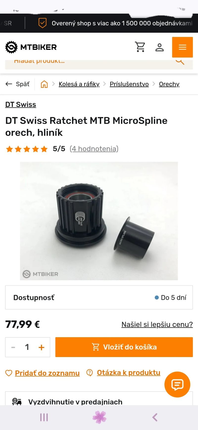Nové voľnobežky DT Swiss Ratchet - Sram XD a Shimano MS