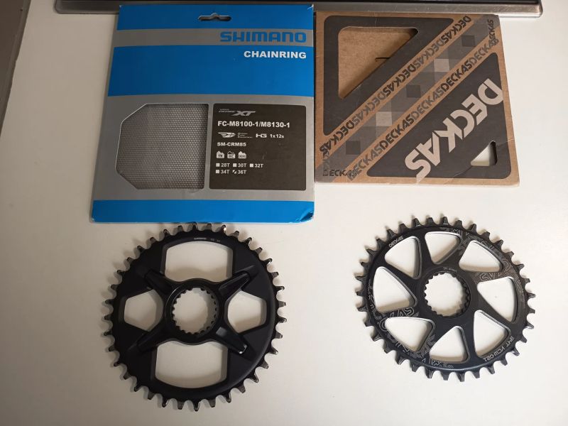 převodník Shimano XT 1x12 s., 36 z.