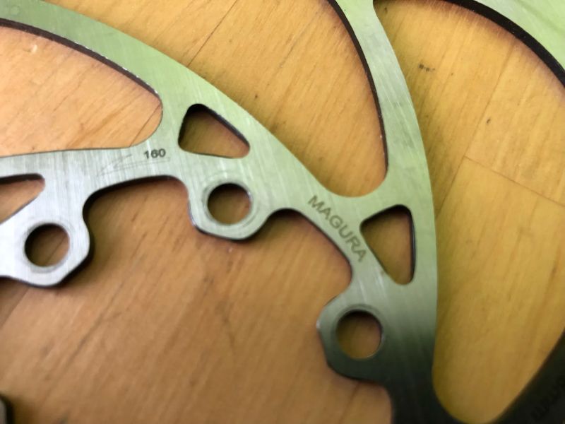 MAGURA Storm HC 180/160 mm BARADINE 160/160 mm 
