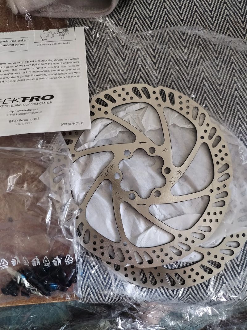 Brzdové kotouče Tektro 160mm