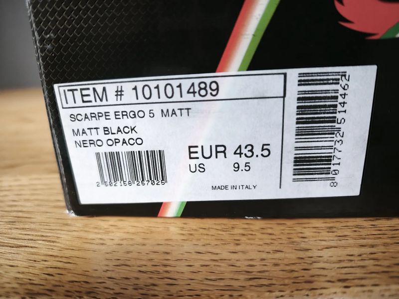 cyklistické tretry SIDI scarpe ERGO 5 CARBON MATT BLACK vel.265mm