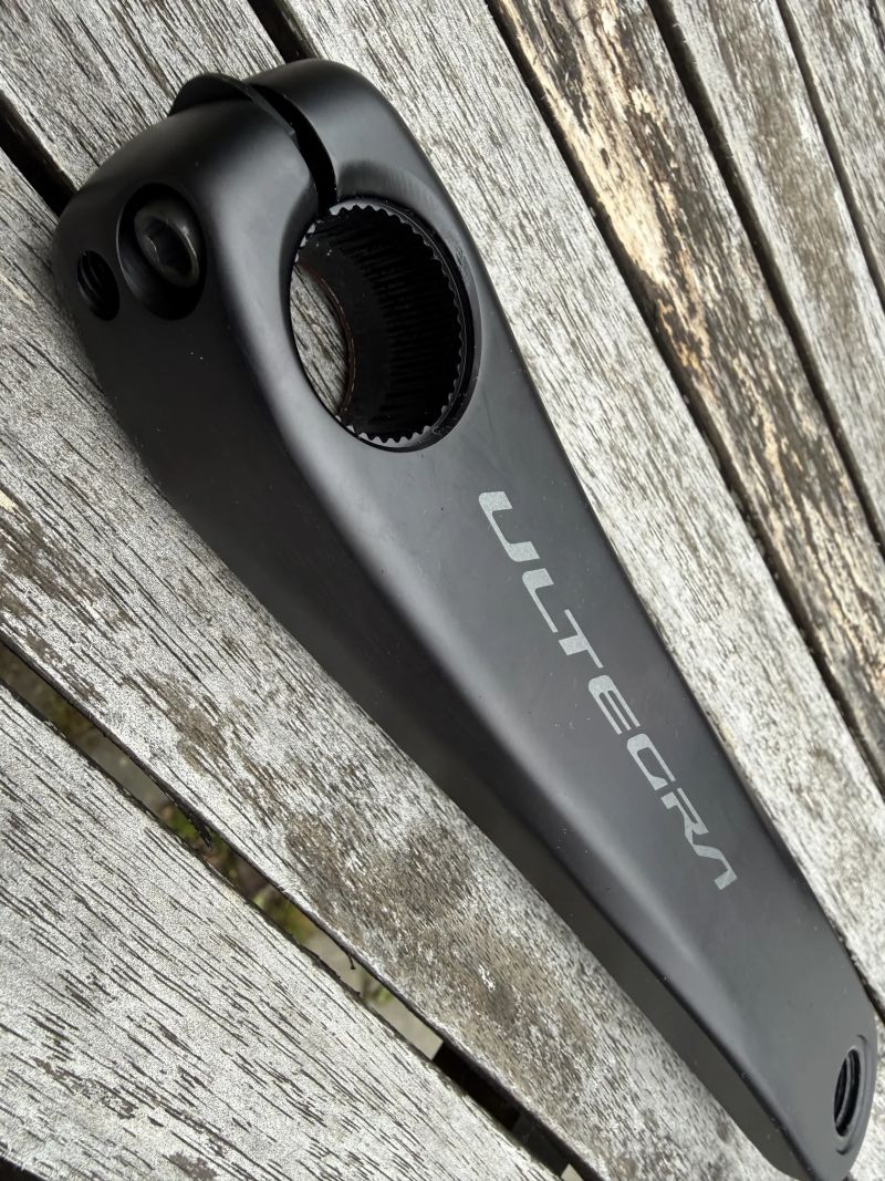 Levá klika Shimano Ultegra s wattmetrem 4iiii, 172.5, v záruce