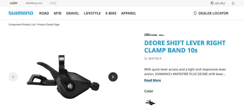 Shimano řazení SL-M4100 - 10s / SL-M5120 - 11s