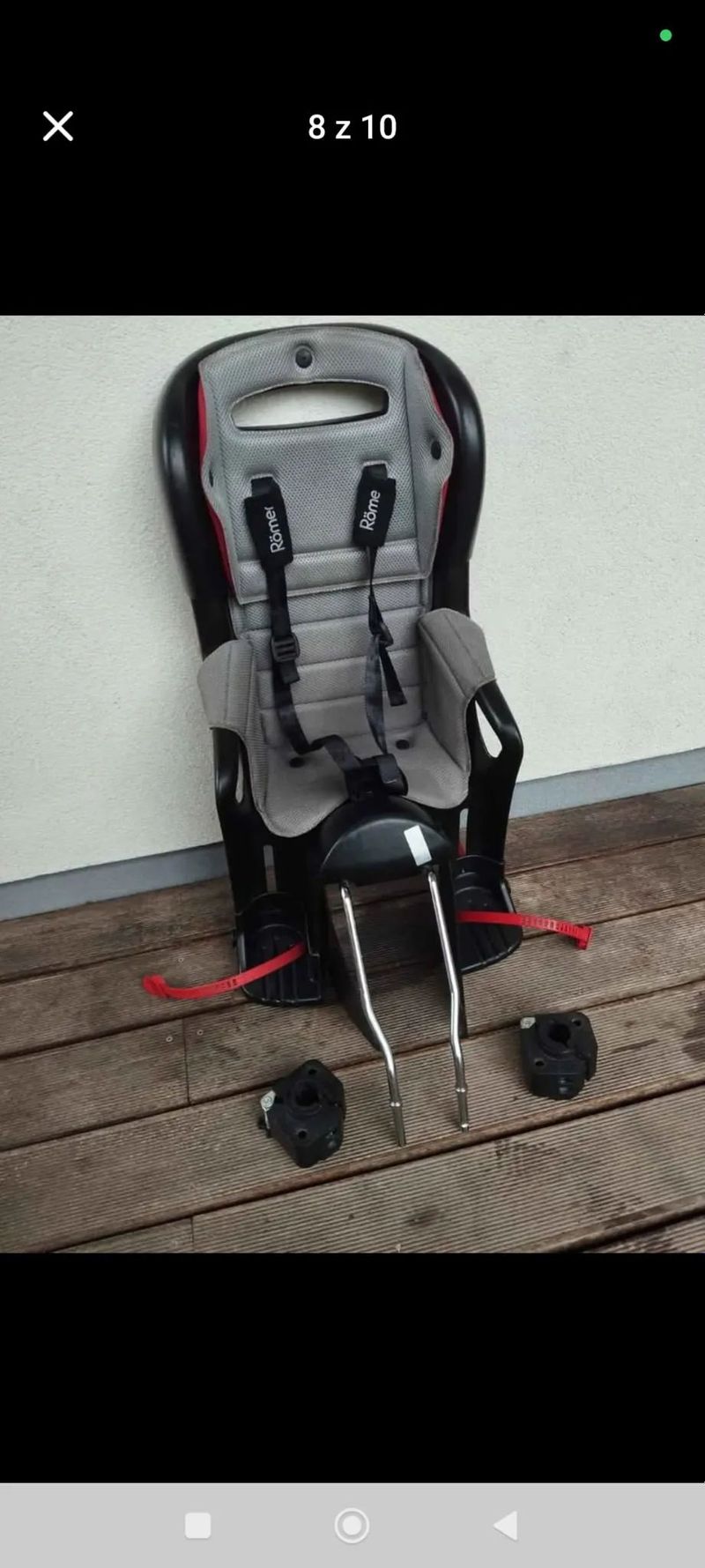 Dětská sedačka na kolo