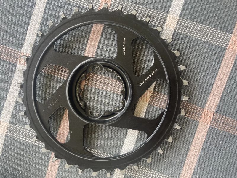 "Nový" převodník Sram 36 zubů 6 mm offset 