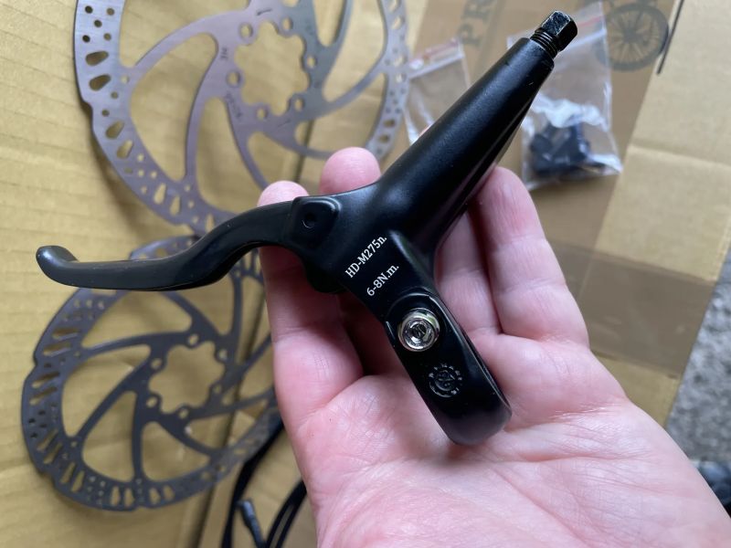 Hydraulické brzdy Tektro HD-M275 + brzdové kotouče