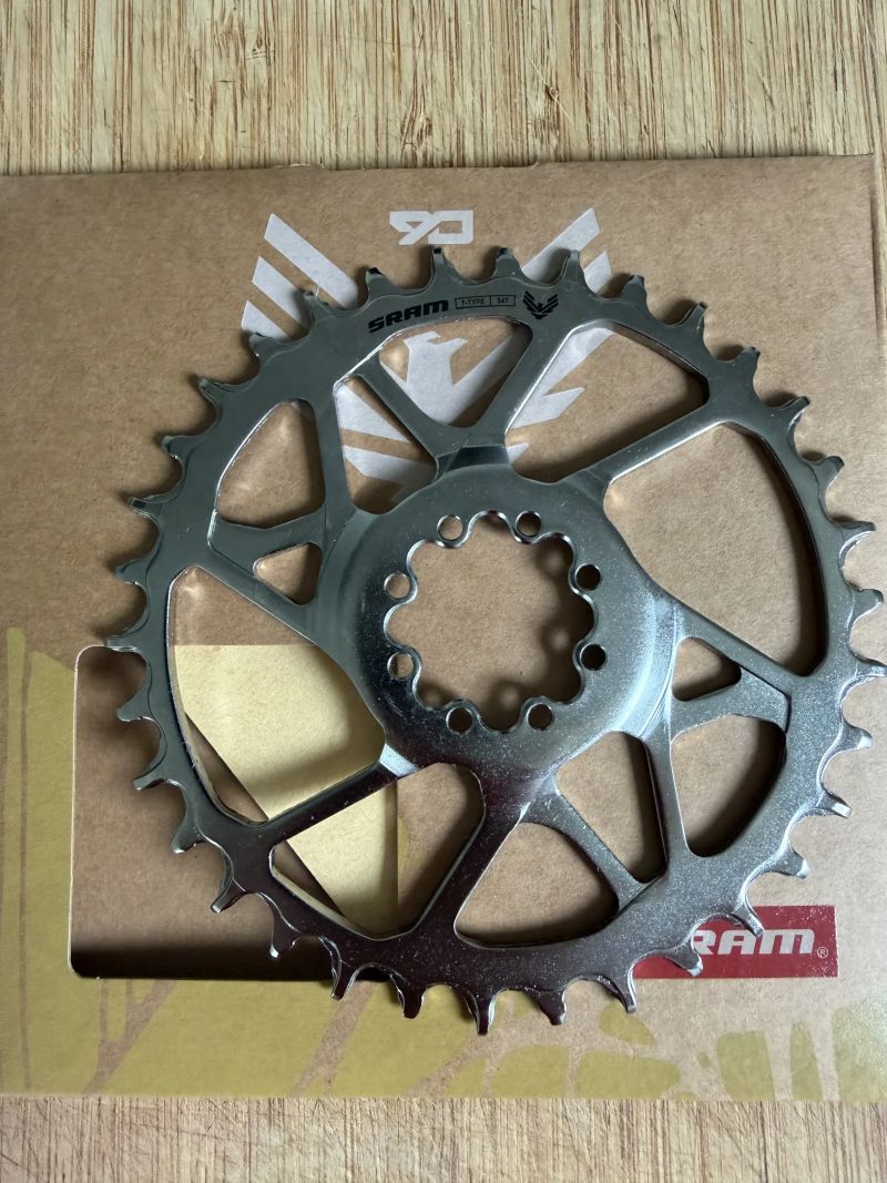 převodníky silniční Shimano a MTB Sram 34zubů