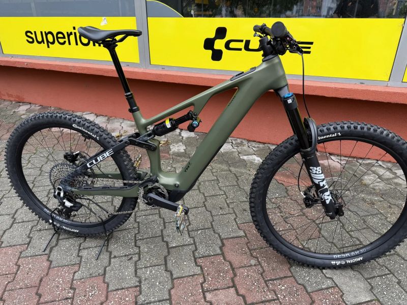 Cube AMS Hybrid 177 C:62 TM 600X - reedgreen´n´matrix, pouze 96km, ZÁRUKA