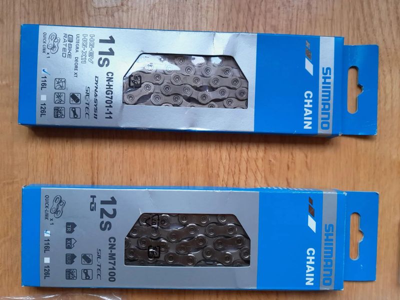 Shimano kotouče, destičky, řetězy - NOVÉ