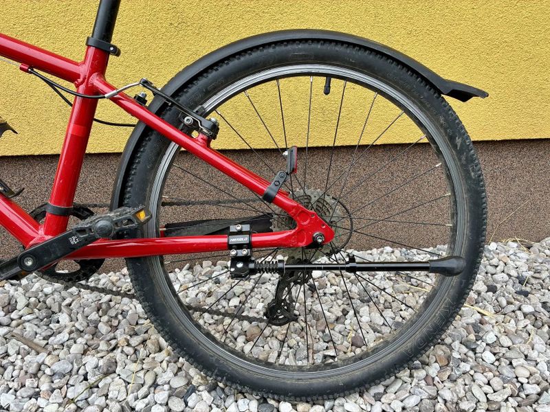 Dětské lehké kolo KUbikes 24 L Mtb - červené