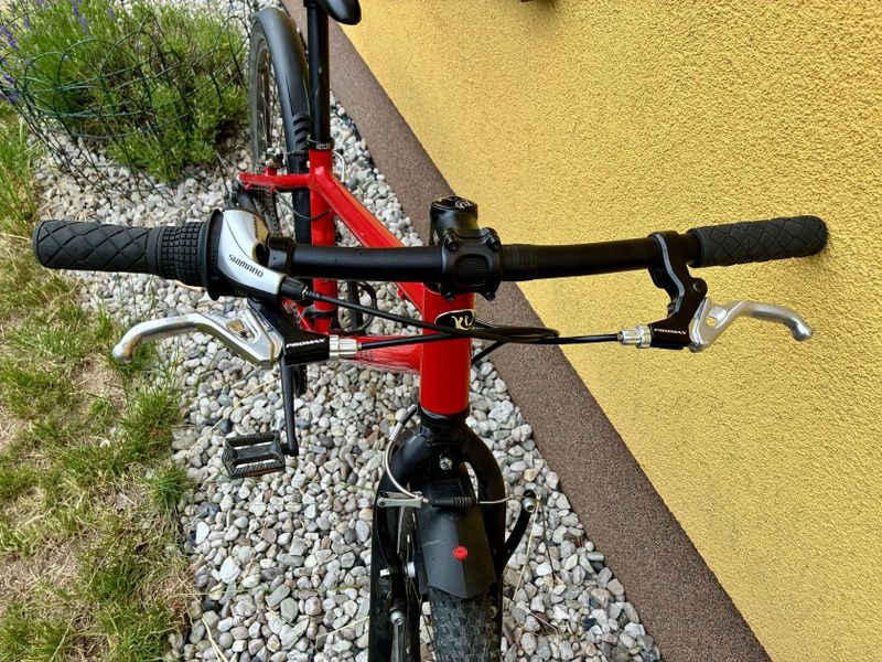 Dětské lehké kolo KUbikes 24 L Mtb - červené