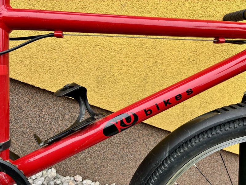 Dětské lehké kolo KUbikes 24 L Mtb - červené