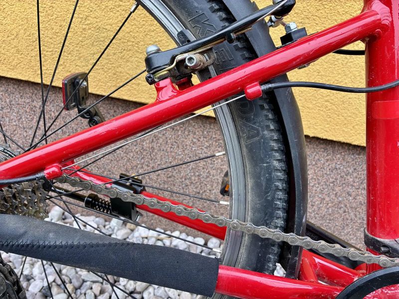 Dětské lehké kolo KUbikes 24 L Mtb - červené
