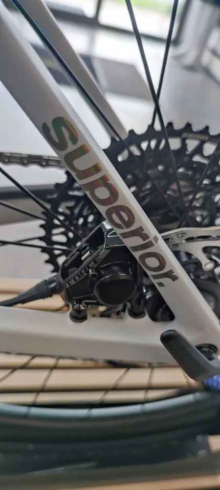Prodám nový vystavený gravel SUPERIOR XR 9.7 GR Gloss Grey / Grey, vel. 54cm (M)