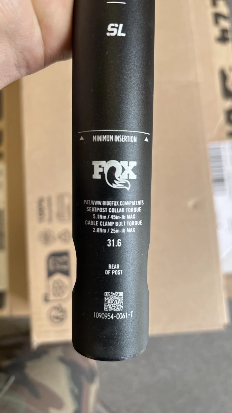 Fox Transfer SL sedlovka 31.6 150 zdvih