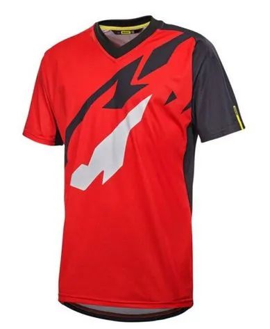Černo-červený cyklistický dres zn. MAVIC vel. XS