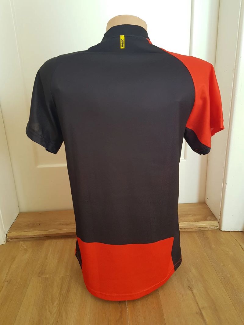 Černo-červený cyklistický dres zn. MAVIC vel. XS