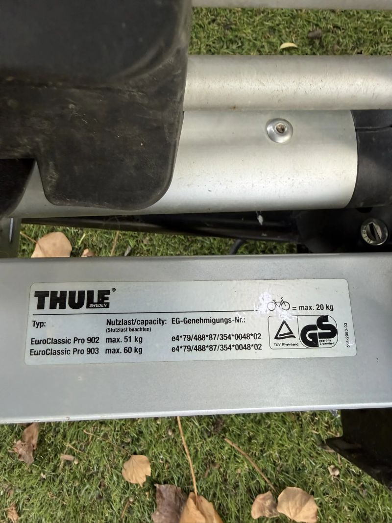 Thule EuroClassic Pro 903 + adaptér na 4. kolo