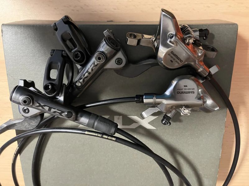 Nové set brzdy Shimano XTR přední + zadní BL-M9200 / SM-BH90 / BR-M9100