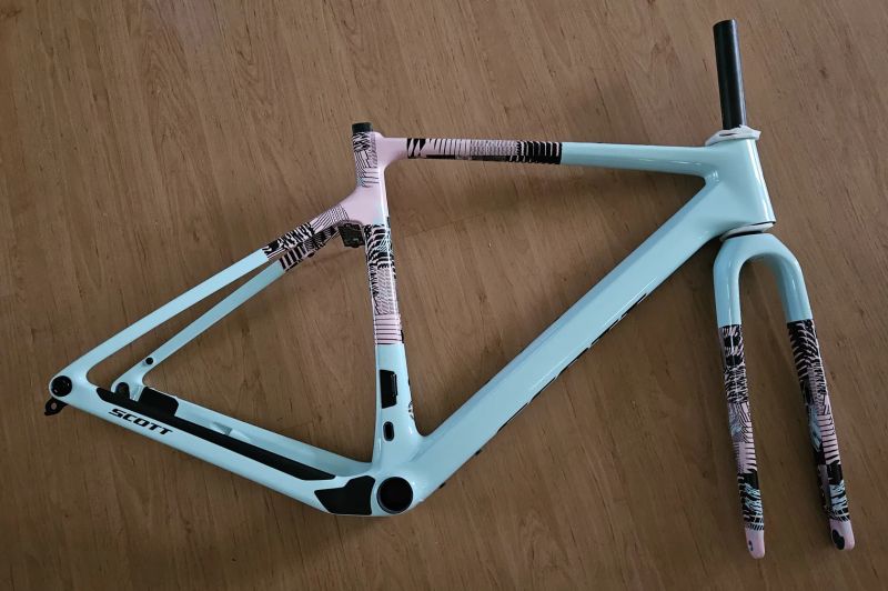 SCOTT Addict Gravel 10 2026 Gelato Blue - rámová sada pro moderní gravel - NOVÁ
